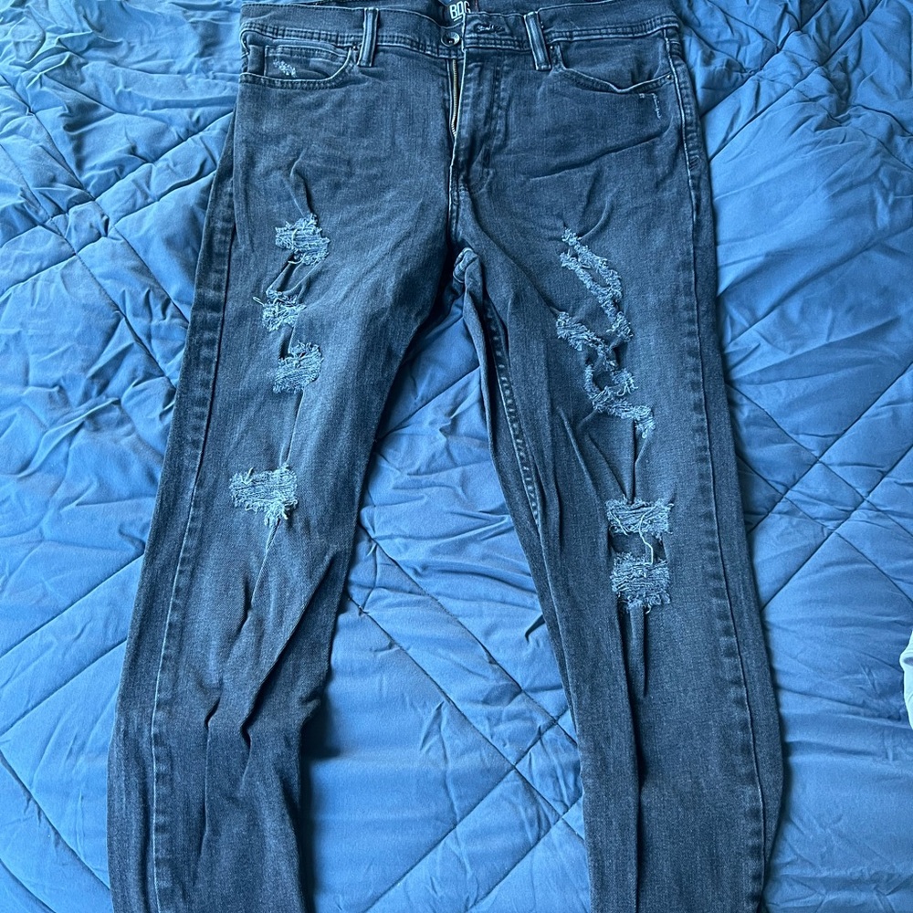 BDG Distressed Blue Jeans